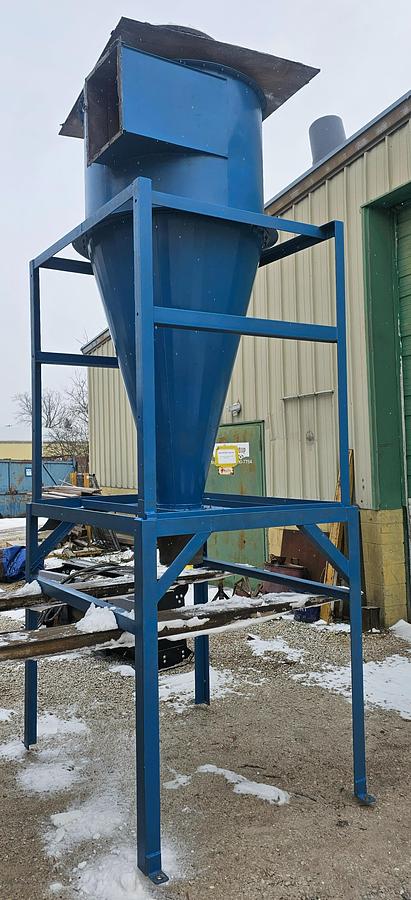 Used 7,500 CFM Scientific Dust Collectors SPJ-64-X4B6 Baghouse Dust Collector w/External Fan & Cyclone