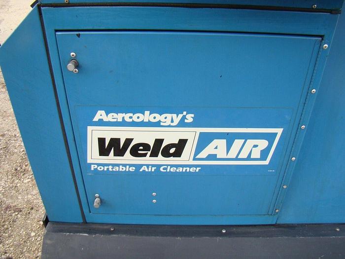 Used Aercology WV-4000 Portable Fume/Welding Smoke Filter Cartridge Collector 1 Phase