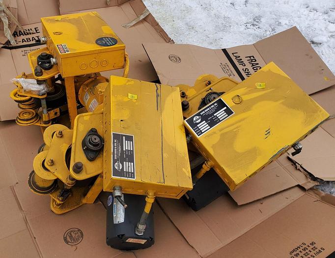 Used David Round Tractor Power Drive Trolley 1/2 Hp, 575 Volt, 3Ph