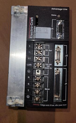 Used Electro-Craft DDM-009 AC Servo Reliance Motor Amp Cable 9101-1522 Rev. E