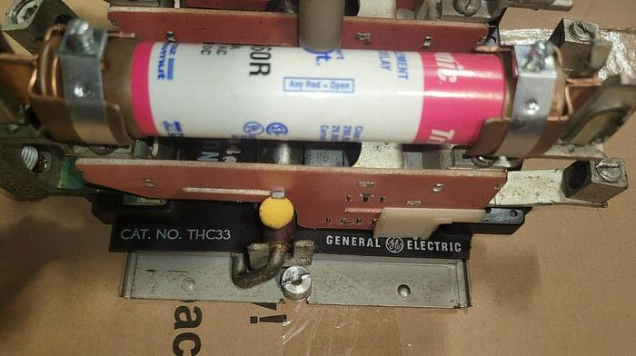 Used General Electric GE Model THC33 HCI Disconnect Switch 60 Amp Fuses