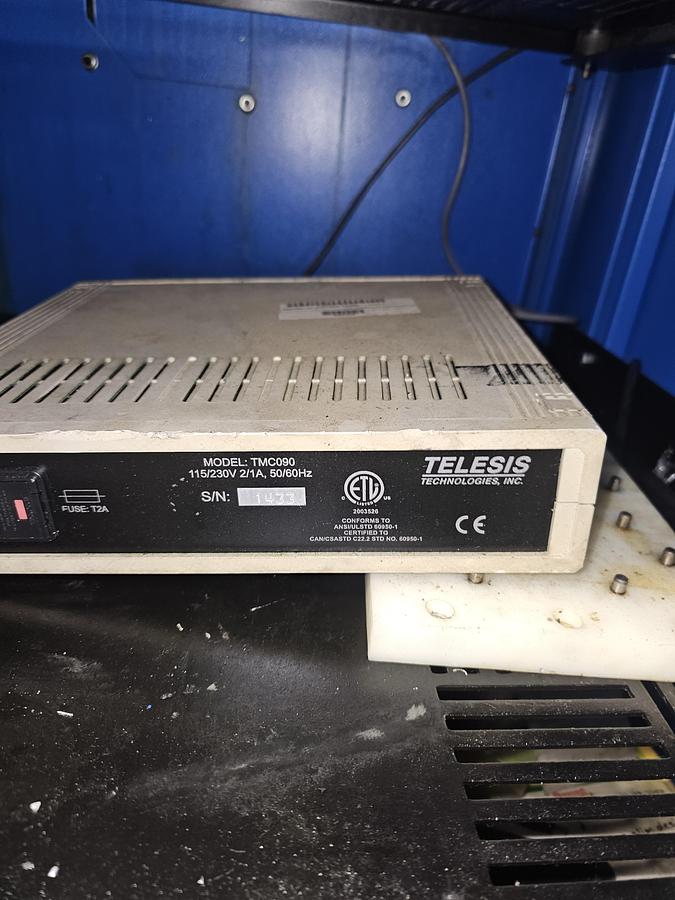 Used Telesis TMP6100 Dot Peen Pinstamp Marking System & TMC090 Controller