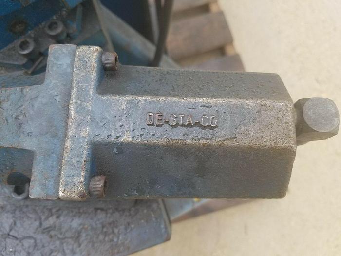 Used DE-STA-CO #70608 Hydraulically Actuated Hold-down Clamps w/ Power Source