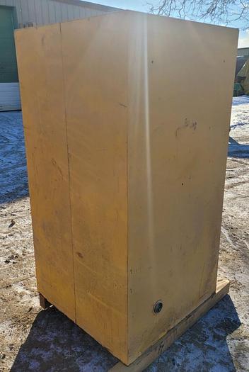 Used Justrite 25600 2-Door Hazardous Fireproof Cabinet 60 Gallon 34'' x 34'' x 65''