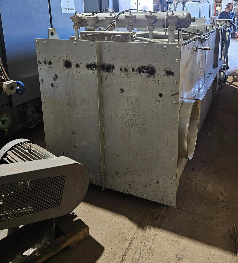 Used 6,000 CFM Scientific Dust Collectors Baghouse Dust Collector & 15 Hp Blower