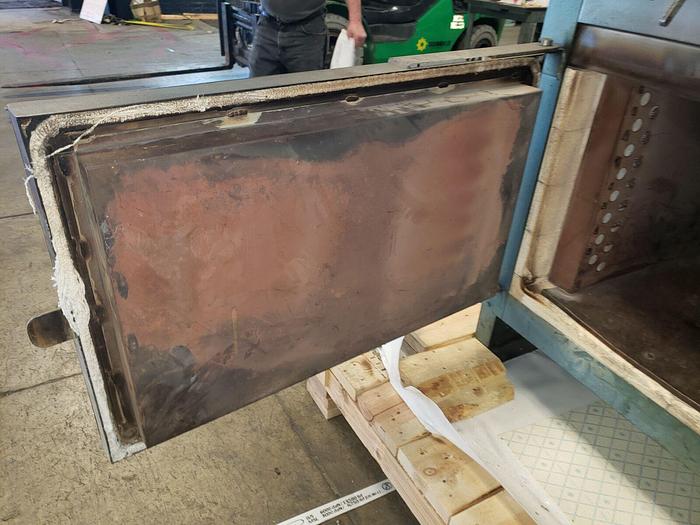 Used Electra Dual Chamber 2100*F Inert Gas Electric HeatTreat Furnace 18T x 25W x 25″Dp