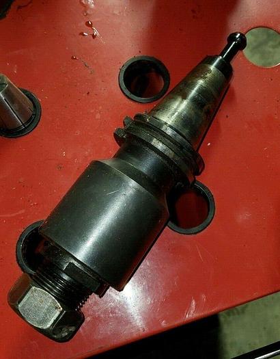 Used Erickson Tool CAT 40 Collet Holder w/Nut C-12340C