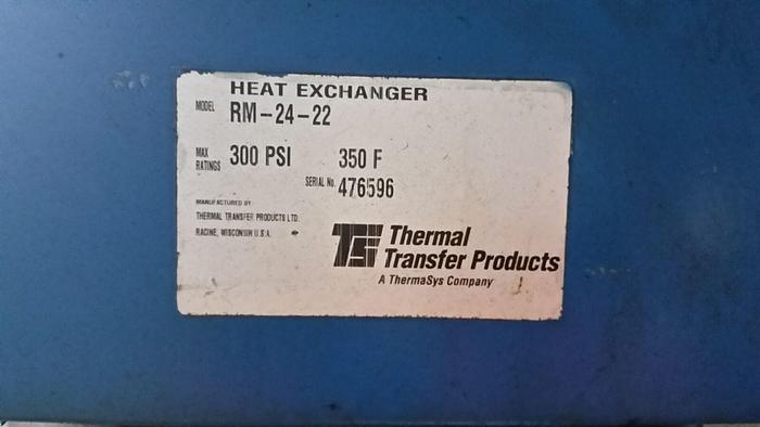 Used 20 Hp Kundinger Hi-Pressure Hi-Flow HR80V 60 GAL Hydraulic Pump Heat Exchanger