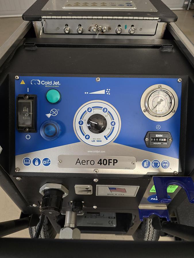 Used 2023 Cold Jet Aero 40FP Full Pressure Dry Ice Blasting Machine 