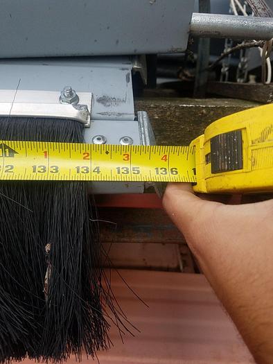 Used Wayne Dalton Automatic Rolling Door 136” W x 8′ Tall Model #EMG Spray Booth