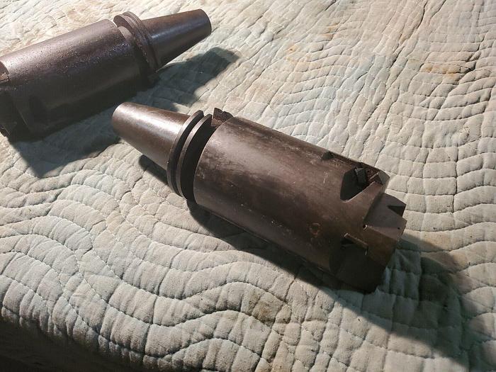 Used Greenleaf Corp Indexable Face Mill 50 Taper Tool Holder 504053