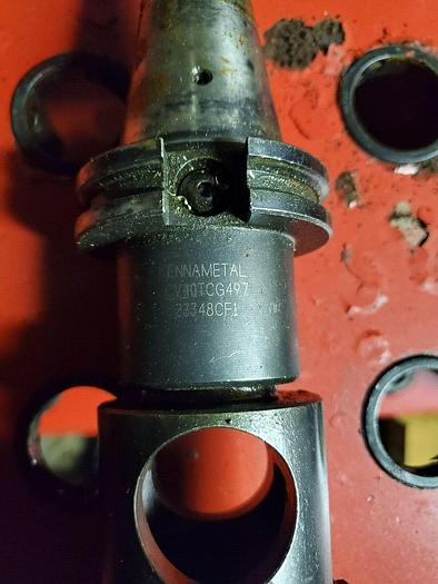 Used Kennametal CV40TCG497 Tap Driver Tool Holder CAT 40