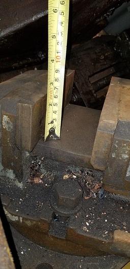 Used Large Heavy Duty 8'' Milling Vice, 7'' Max Opening Fixed Position Mount