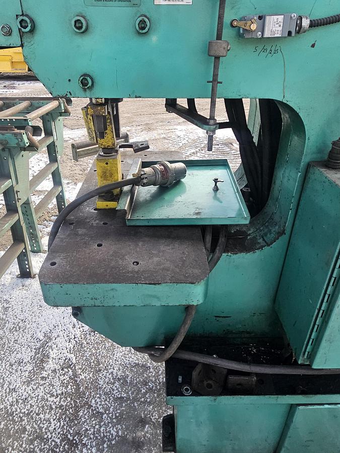 Used 110 Ton Capacity Piranha PII-110 Hydraulic Dual Operator Ironworker
