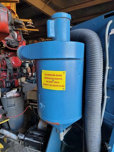 Used Zero Manufacturing BNP-60-1 Reach In Grit Blast Cabinet & 600 Dry Filter