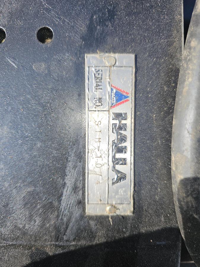 Used Halla 20" Carriage Class 3 Forklift Mast 3 Stage 185-188" Vertical Lift