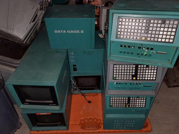 Used Moore Data Gage II Equipment 872ASN2NA Control Body and Monitors