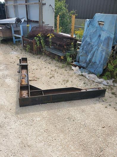 Used Forklift Rigging Boom for 16'' Cage Mast w/6' Rigging Arm & 89'' Overall Height