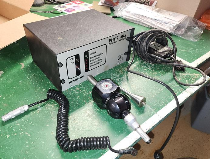 Used Renishaw PH9A Motorized CMM Probe Head Kit & PH9C Control Unit 