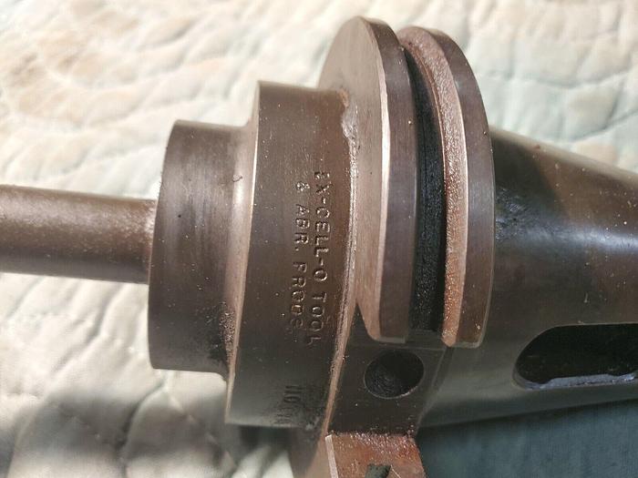 Used Ex-Cell-O Tool CAT 50 Holder w/Devlieg Microbore 4MT-56 Indexable Boring Bar