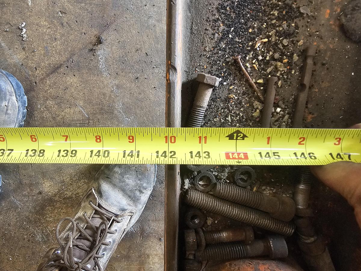 Used 2 Ton Bushman 12' Span Adjustable Height Portable Gantry Crane & Electric Hoist