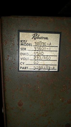 Used 100 KVA Banner press type spot welder Model #1AP100A12, 440 VOLT, 1 PH, 60 Hz