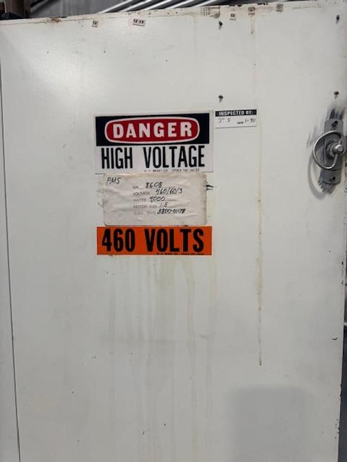 Used 12 Ton Wabash 12-1212-2TMB Heated Platen Molding Press 