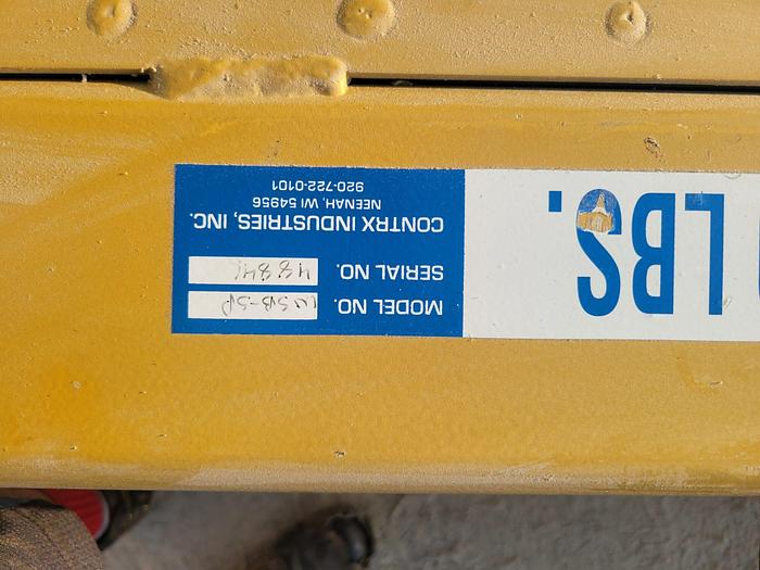 Used Contrx Workstation 250lb Jib Crane 8′ Span 10′ Under Beam Height w/CM Hoist