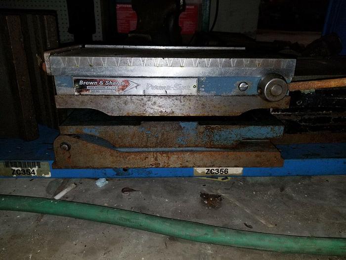 Used Brown & Sharpe Cat #928-100 Perma-Sine 6'' x 12'' Magnetic Chuck