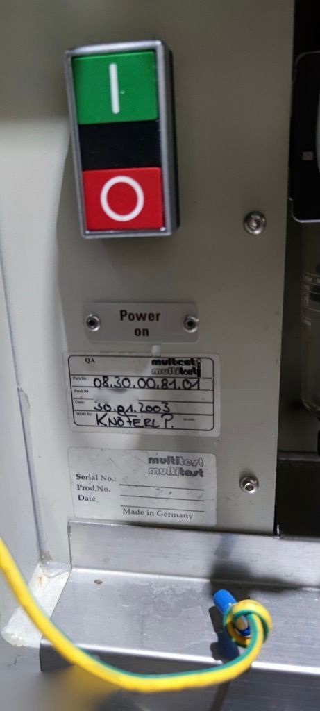 Used 2003 Multitest MT 9308