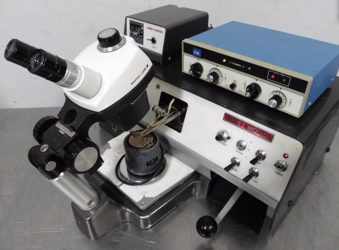 Used West-Bond 7400A Ultrasonic 45° Feed Wedge Wire Bonder (refurbished)