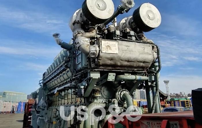 Used 5.7 MW 2004 Used Niigata 18V22AG Natural Gas Generator Sets