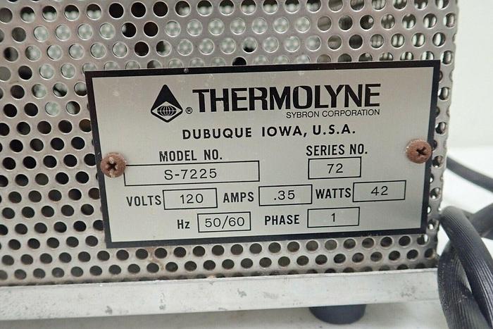 Used SYBRON THERMOLYNE Type 7200 Magnetic Stir Model S-7225