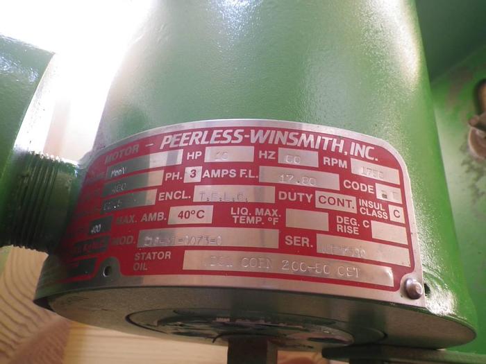 Peerless Winsmith Buffalo Boiler Pump