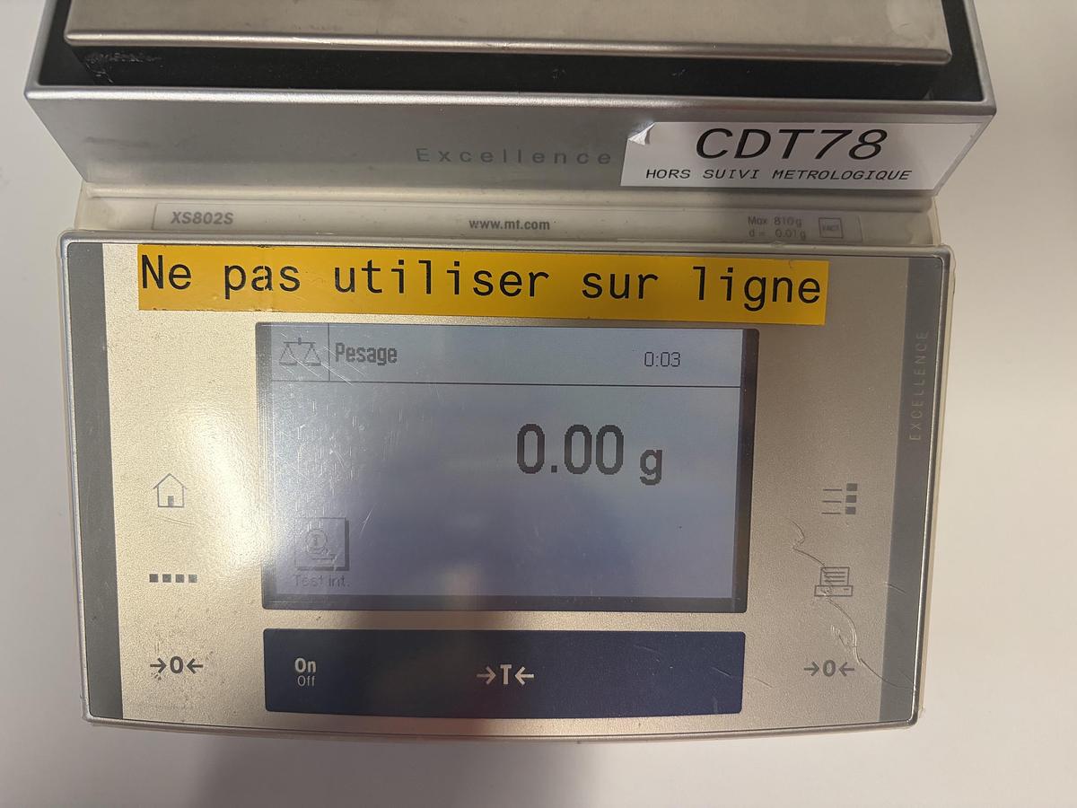 Used METTLER TOLEDO XS802S