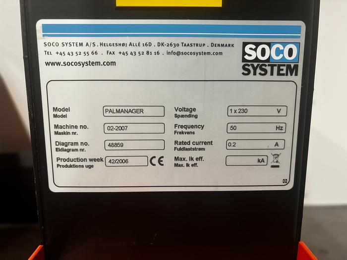 Used 2006 SOCO SYSTEM PALMANAGER