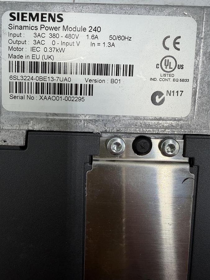 Used SIEMENS SINAMICS POWER MODULE 240