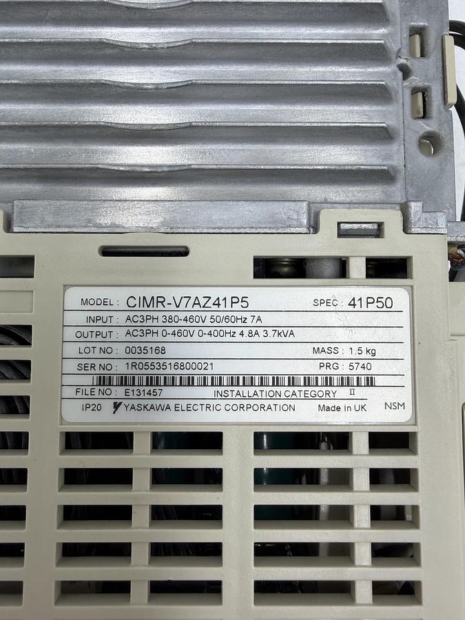 Used OMRON CIMR-V7AZ41P5