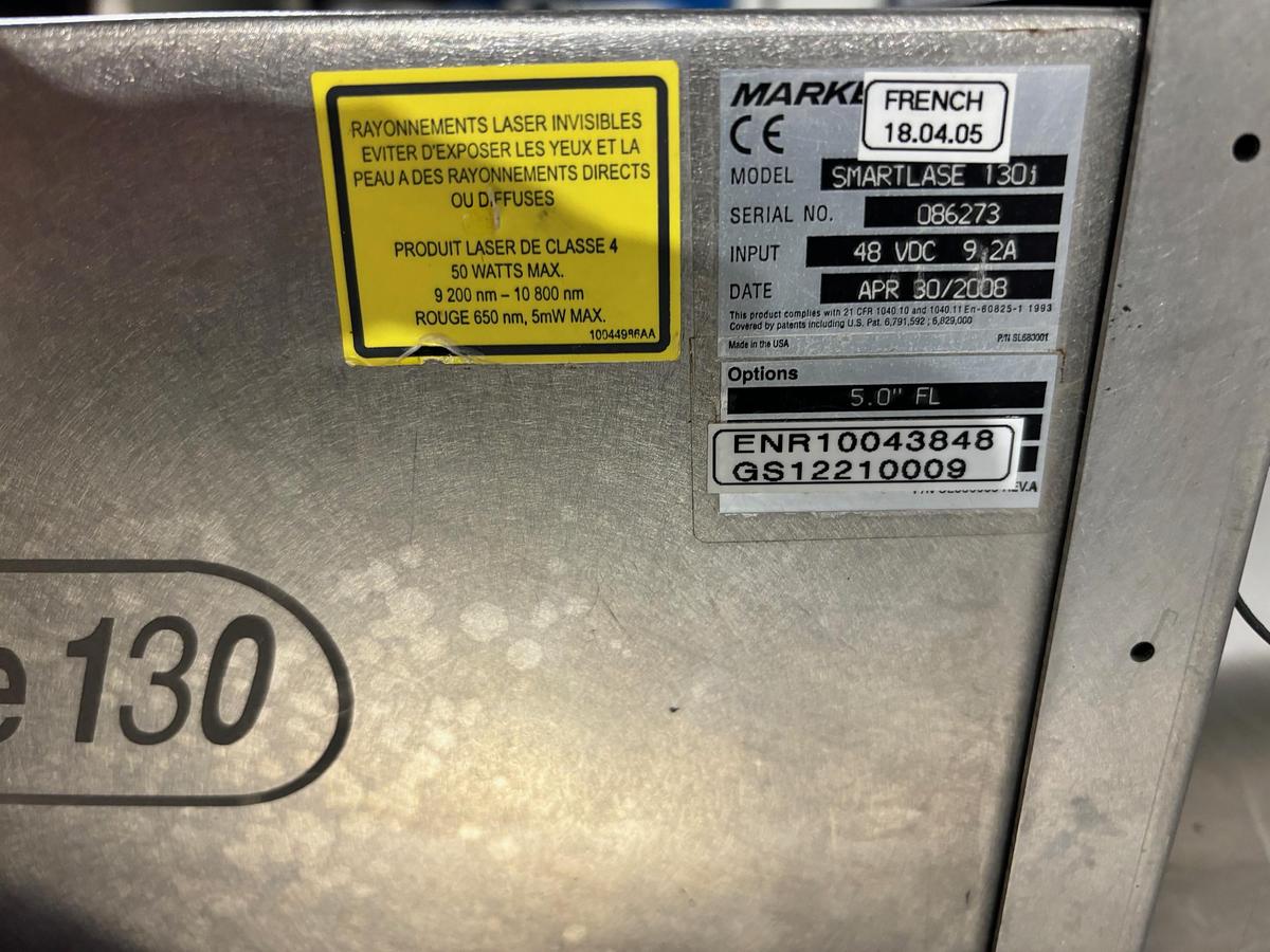 Used 2008 MARKEM IMAJE SMARTLASE 130i