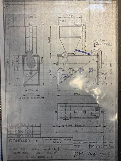 Used GONDARD 3000 litres