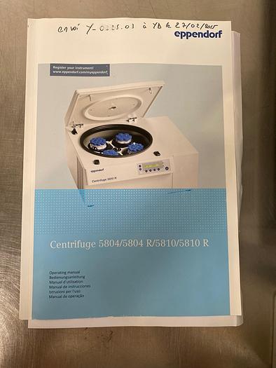 Used EPPENDORF 5810 R