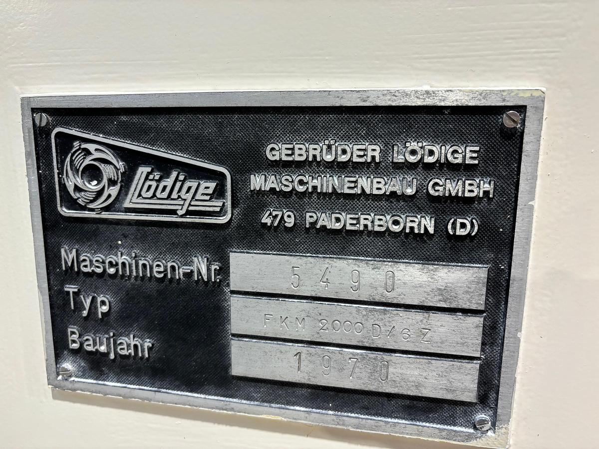 Used 1970 LODIGE FKM 2000 D / 6Z