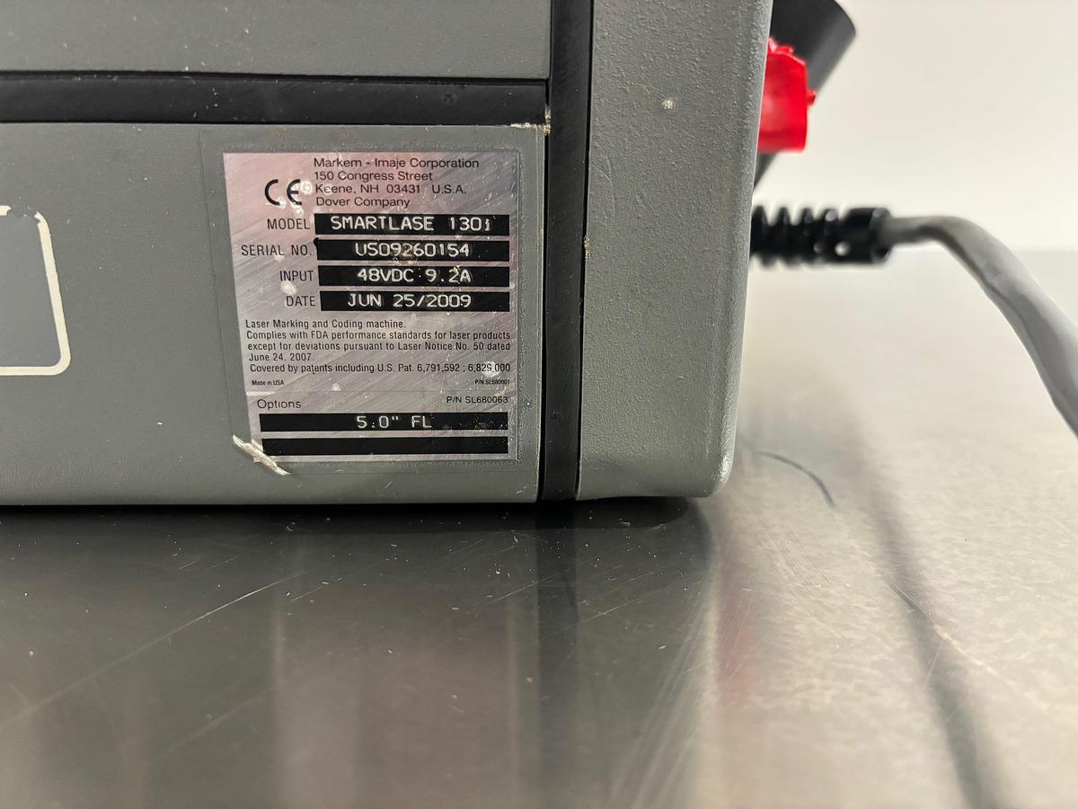 Used 2009 MARKEM IMAJE SMARTLASE 130i