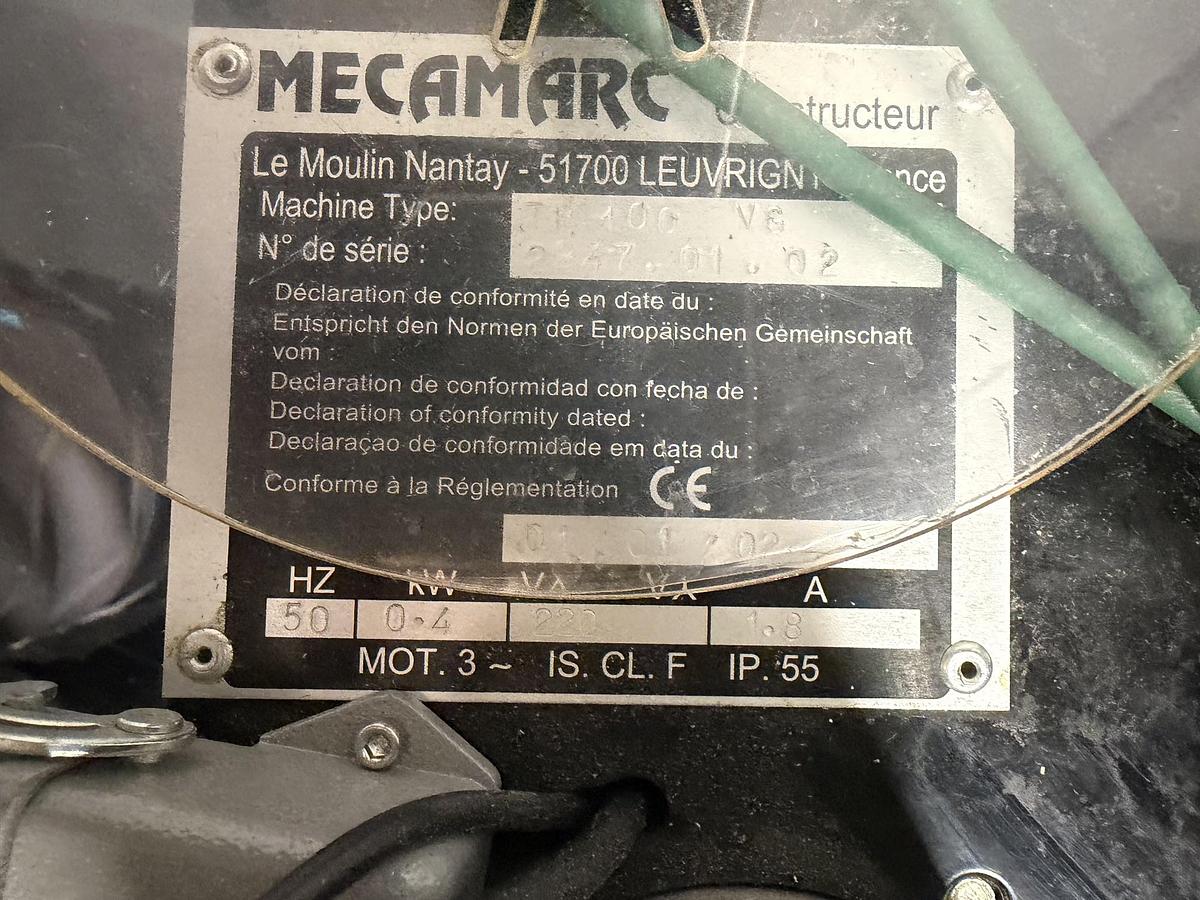 Used MECAMARC TP100 VG