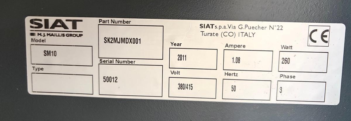 Used 2011 SIAT SM10