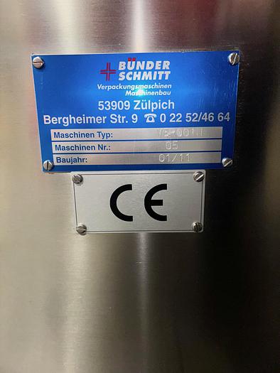 Used 2011 BUNDER SCHMITT VER001H