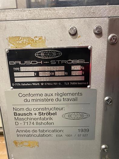 Used 1989 BAUSCH AND STROEBEL ESA 1001