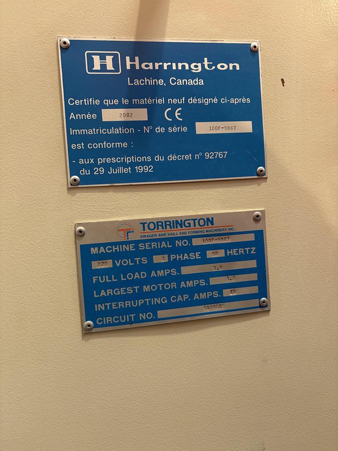 Used 2002 TORRINGTON  100F-9867