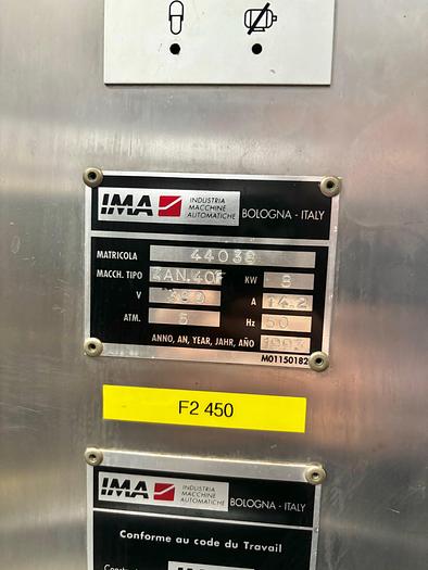 Used 1993 IMA ZANASI ZAN 40 F