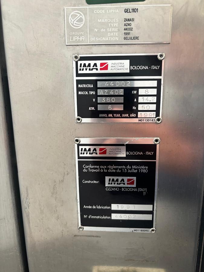 Used 1991 IMA ZANASI AZ40E